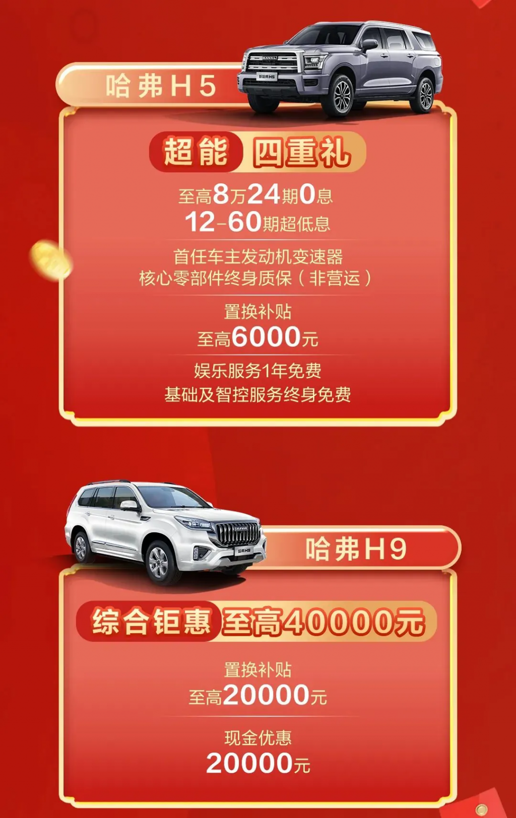 长城哈弗上线多款车型购车权益:含现金优惠 / 置换补贴插图1 长城哈弗上线多款车型购车权益:含现金优惠 / 置换补贴