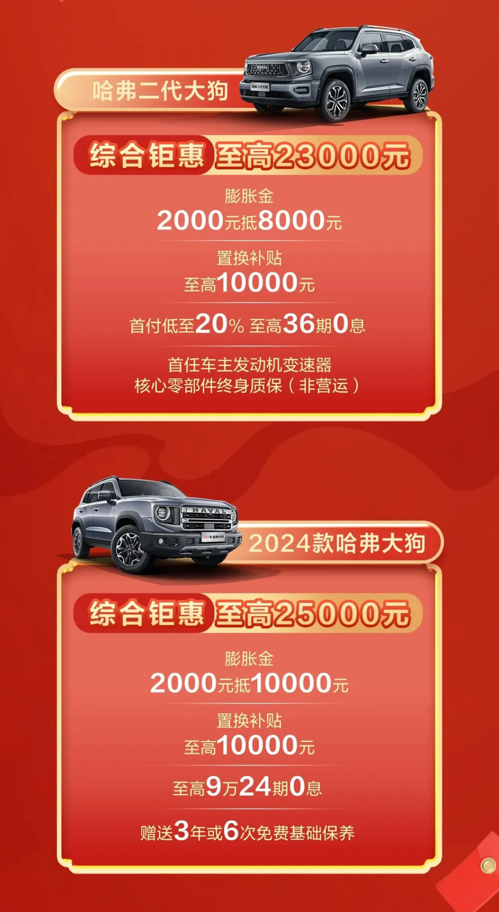 长城哈弗上线多款车型购车权益:含现金优惠 / 置换补贴插图3 长城哈弗上线多款车型购车权益:含现金优惠 / 置换补贴